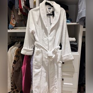 Ralph Lauren White Terry Cloth Robe